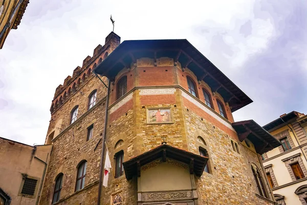 Societa Dante Alighieri Cultural Society Building Signer Copier Domenico Michelino — Photo