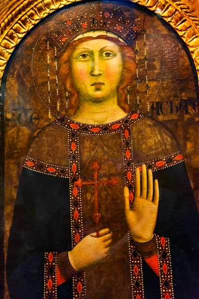 Florença Itália Setembro 2018 Saint Agatha Master Painting Jacopo Del — Fotografia de Stock