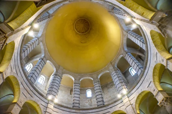 Pisa Italia Septiembre 2017 Cúpula Baptisterio San Juan Piazza Del —  Fotos de Stock