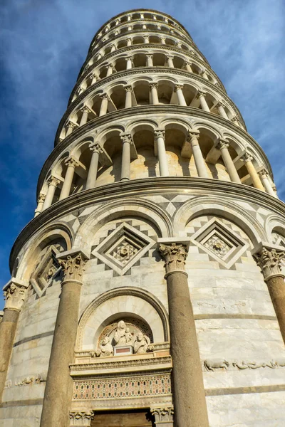 Leaning Tower Kapı Giriş Campanile Piazza Del Miracoli Katedral Pisa — Stok fotoğraf