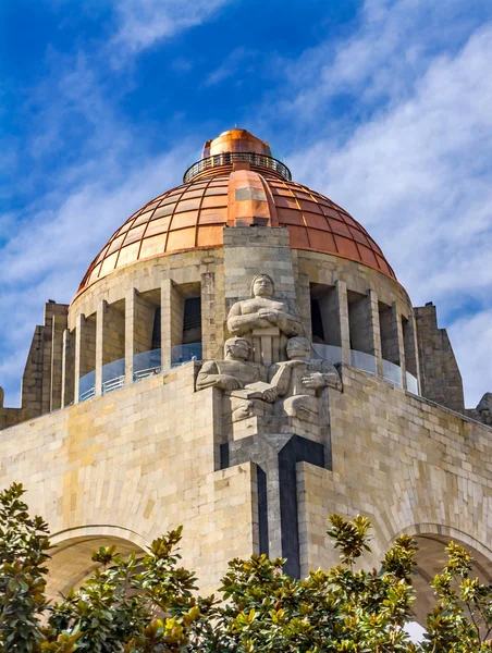 1910 Revolutie Monument Mexico Stad Mexico Gebouwd 1932 Met Overblijfselen — Stockfoto