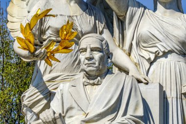 Başkan Benito Juarez Hemicyle anıt Mexico City Meksika. Juarez Meksika Abraham Lincoln olduğunu. 1910 yılında inşa