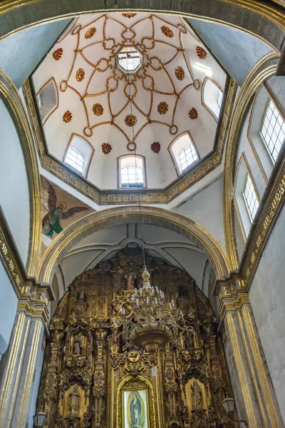 Mexico City Meksika Ocak 2019 Capilla Şapel San Fco Kilise — Stok fotoğraf