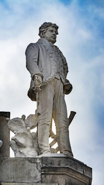 Estatua Vicente Guerrero Monumento Ángel Independencia Ciudad México México Construido — Foto de Stock