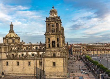 Büyükşehir katedral Zocalo Mexico City Meksika 