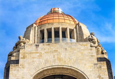 1910 Devrimi anıtın Mexico City Meksika