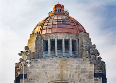 1910 Devrimi anıtın Mexico City Meksika