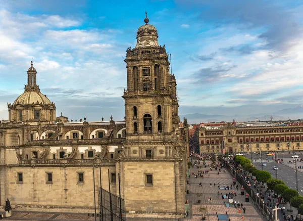 Metropolitní katedrála Zocalo Mexiko Mexiko — Stock fotografie