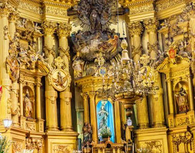 Mary Statue Basilica sunak San Francisco kilise Mexico City Meksika