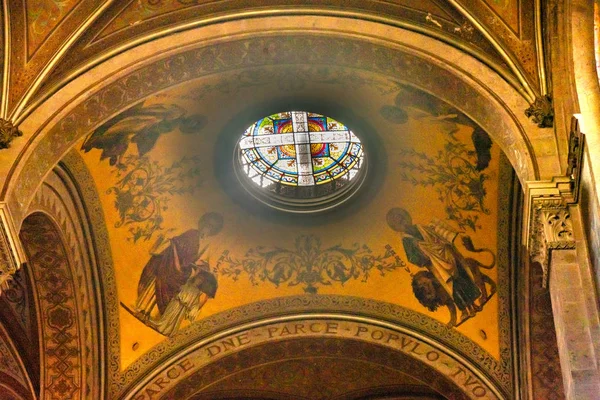 Soffitto in vetro Chiesa di San Francisco Città del Messico Messico — Foto Stock