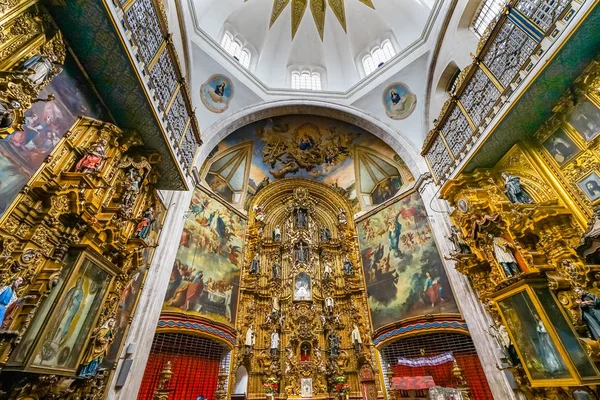 Beyaz Dome Basilica altar La Ensenaza Kilisesi Mexico City Meksika — Stok fotoğraf