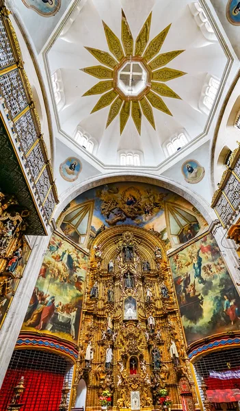 Beyaz Dome Basilica altar La Ensenaza Kilisesi Mexico City Meksika — Stok fotoğraf