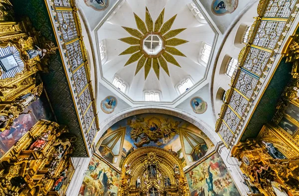 Basilica della Cupola Bianca Altare Chiesa di La Ensenaza Città del Messico Messico — Foto Stock