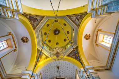 Basilica Dome tavan Guadalupe Temple Convent Carmen Alto Churc