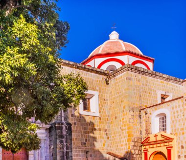Dome Cross Tapınağı Manastırı Carmen Alto Kilisesi Oaxaca Meksika