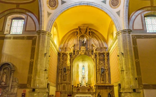 Bazilika Altar Templo de la Compania kostel Oaxaca Mexiko — Stock fotografie