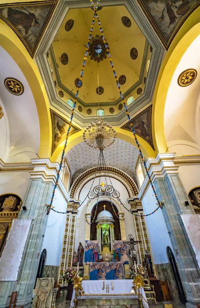 Bazilika Dome Altar Tapınağı Manastırı Carmen Alto Kilisesi Oaxaca Meksika — Stok fotoğraf