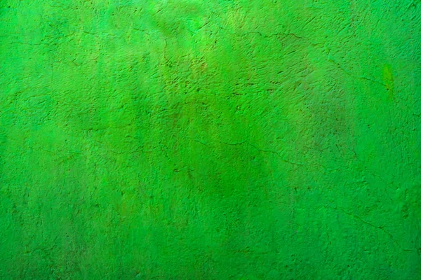 Green Wall Abstract Background Mexican Building Oaxaca Mexico — Stock Photo, Image