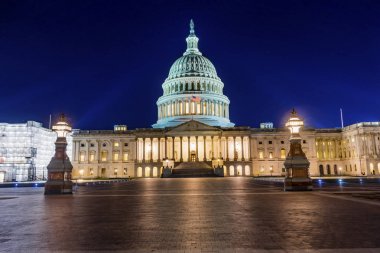 ABD Capitol North Side Gece Yıldız Washington Dc 