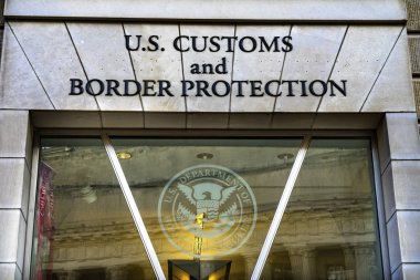 ABD Gümrük Sınır Koruma Sembolü Washington Dc