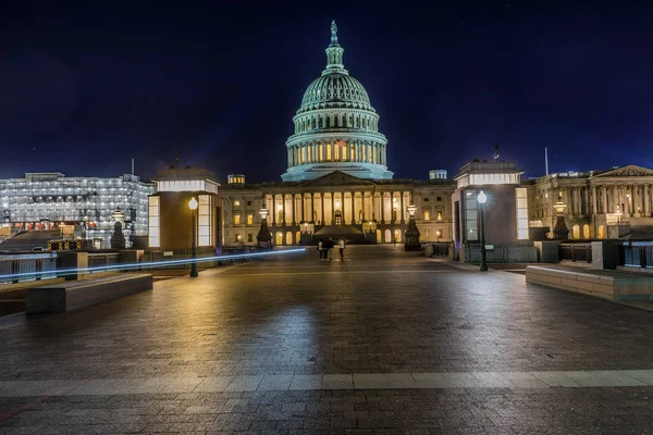 États-Unis Capitol North Side Night Stars Washington DC — Photo