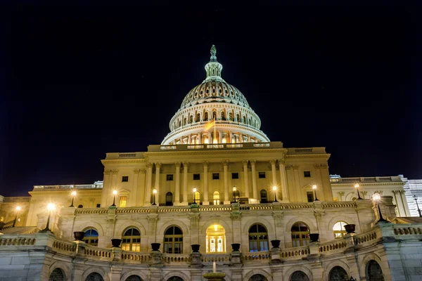 Amerikaanse Capitol South Side Night Stars Washington DC — Stockfoto