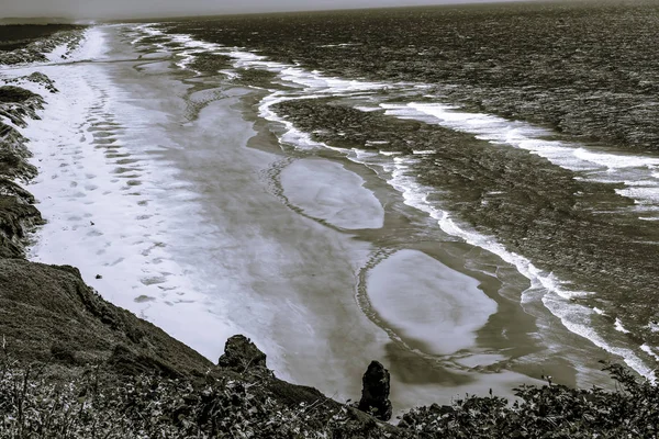 Beach Coastline Waves Pacific Ocean Florence Oregon — Stock Photo, Image