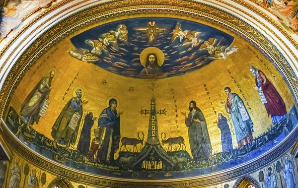 Antigua Basílica de mosaico de Jesús Catedral de San Juan de Letrán Roma —  Fotos de Stock