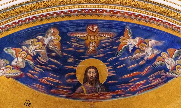 Antigua Basílica de mosaico de Jesús Catedral de San Juan de Letrán Roma —  Fotos de Stock