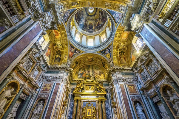 Dome Altar Icon Bazilikası Santa Maria Maggiore Roma İtalya — Stok fotoğraf