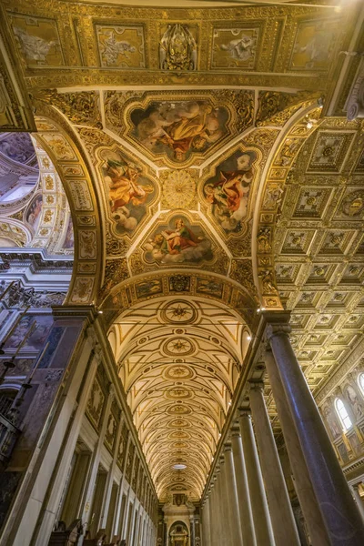 Deckenschiff basilica santa maria maggiore rom italien — Stockfoto