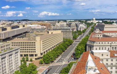 Pennsylvania Avenue Adalet Bakanlığı FBI ABD Capitol Washington DC