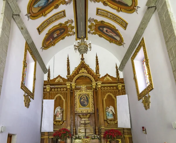 Altaret capilla de Belem kyrkan Oaxaca Mexiko — Stockfoto