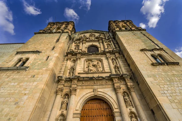 Kostel Santo Domingo de Guzman Facade Church Oaxaca Mexiko — Stock fotografie