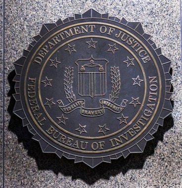 Federal Bureau Investigation Symbol Seal Washington DC clipart