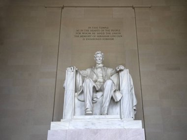 Abraham Lincoln heykeli Memorial Washington DC