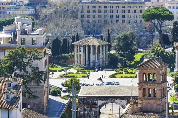 Tempio di Ercole Chiesa di San Giorgio Roma — Foto Stock