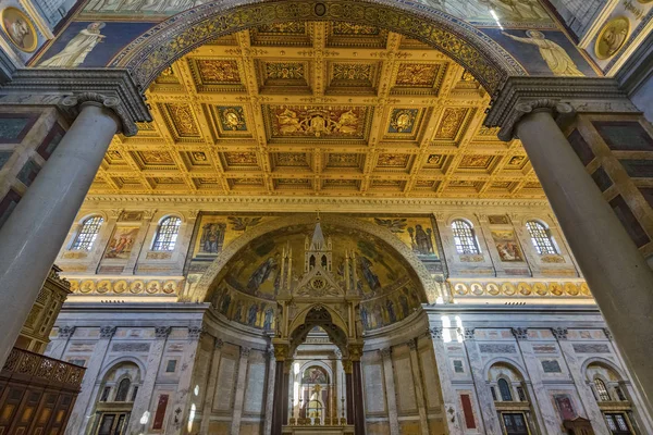 Tombeau du Ciborium Basilique pontificale Paul Au-delà des murs Rome Italie — Photo
