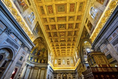 Ciborium Mezar Papalık Bazilikası Paul Beyond Duvarlar Roma İtalya