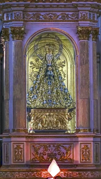 Dziewica Maryja Posąg Bazylika Matki Bożej Samotność Kościół Oaxaca Meksyk — Zdjęcie stockowe