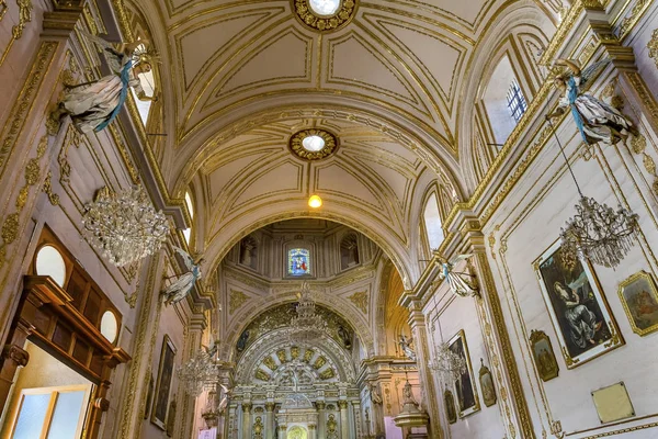 Arc Basilique Notre-Dame Solitude Façade Église Oaxaca Mexique — Photo