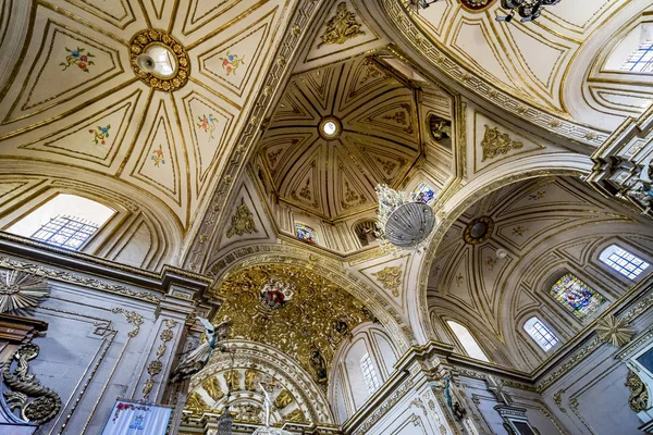 Plafond Dôme Basilique Notre-Dame Solitude Façade Église Oaxaca Mexique — Photo