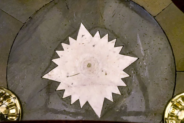 Marmur Kompas Kapitol Krypta Waszyngton Dc — Zdjęcie stockowe