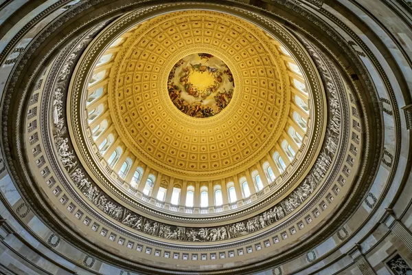 Us Capitol Dome Rotunda Apothèse Washington Dc — Photo