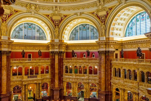 Library of Congress Washington Dc — стокове фото