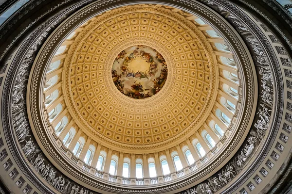 US Capitol Dome Rotunda Apothesis Washington DC — Stock Photo, Image