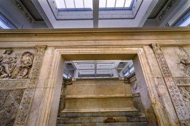 Ara Pacis Sunağı Barış İmparatoru Augustus Roma İtalya 