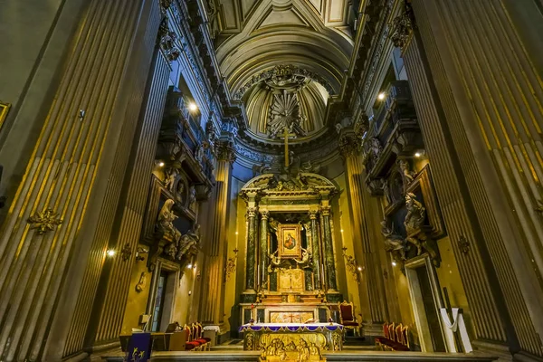 Sunak Santa Maria dei Miracoli Kilisesi Piazza Popolo İtalya — Stok fotoğraf