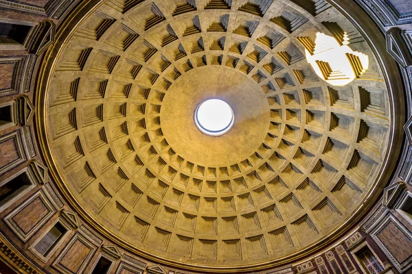 Dome All Wide Panteon Rzym Włochy — Zdjęcie stockowe