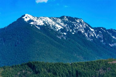 Snoqualme Valley Trail North Bend Washingto Dağları.